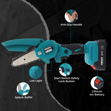 Cordless Chain Saw, Mini Chainsaw