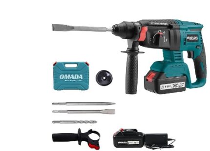 Omada Cordless Electric Hammer Drill with Brushless Motor